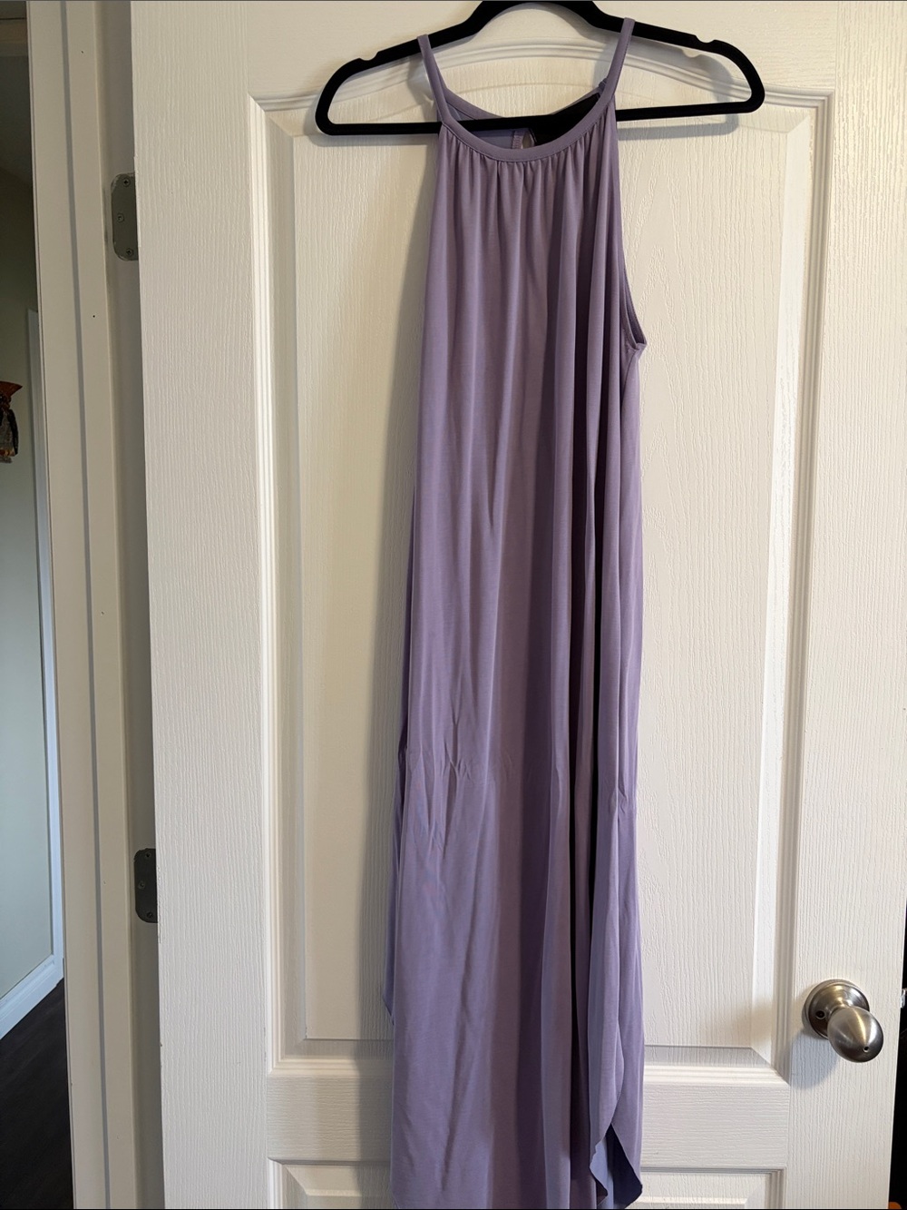 Lavender Sleeveless Maxi Dress